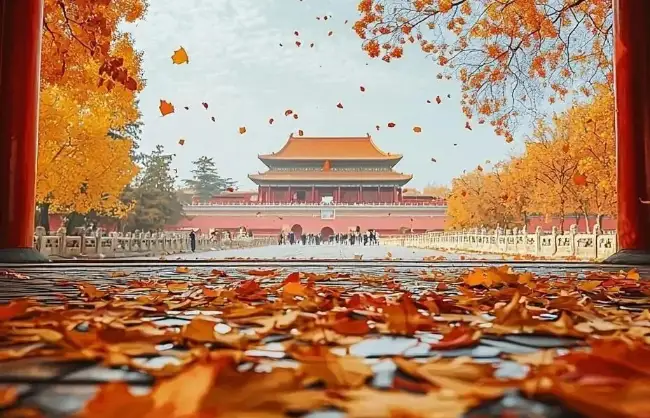 musim gugur di China, dengan Lucce